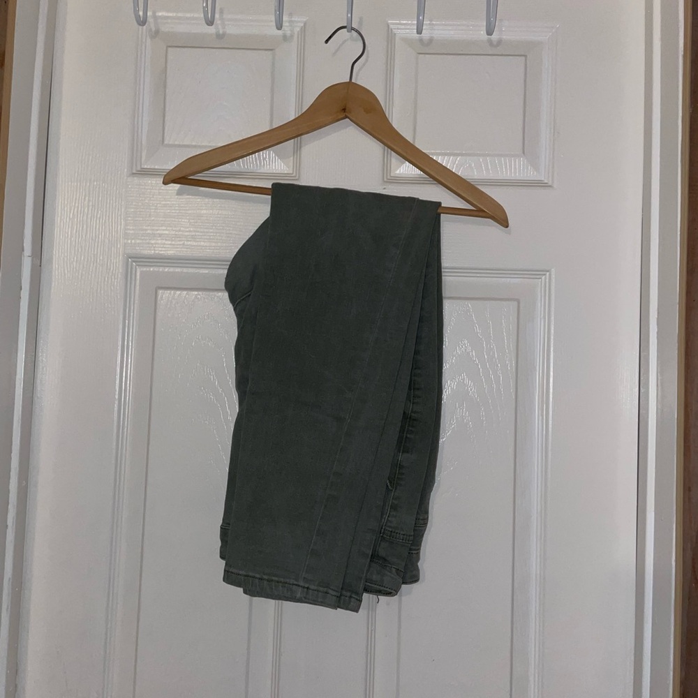 SHEIN Curve Olive Green Skinny Pants